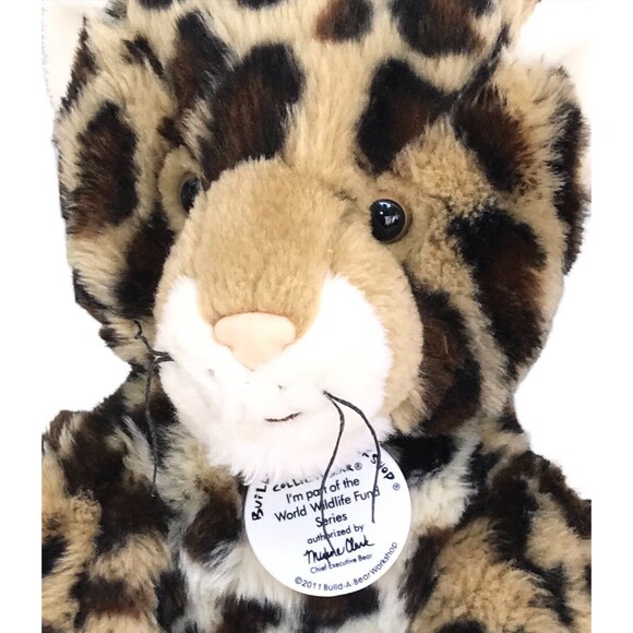 Build A Bear Collectible World Wildlife Fund series 2011 Cheetah Brown Black - Picture 2 of 6
